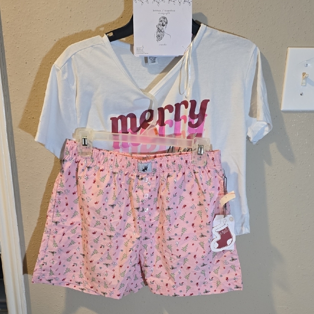 BETTER TOGETHER CHRISTMAS PAJAMAS WOMENS SET NWT